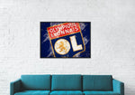 Déco mural football Olympique Lyonnais - Vignette | Sticker Foot