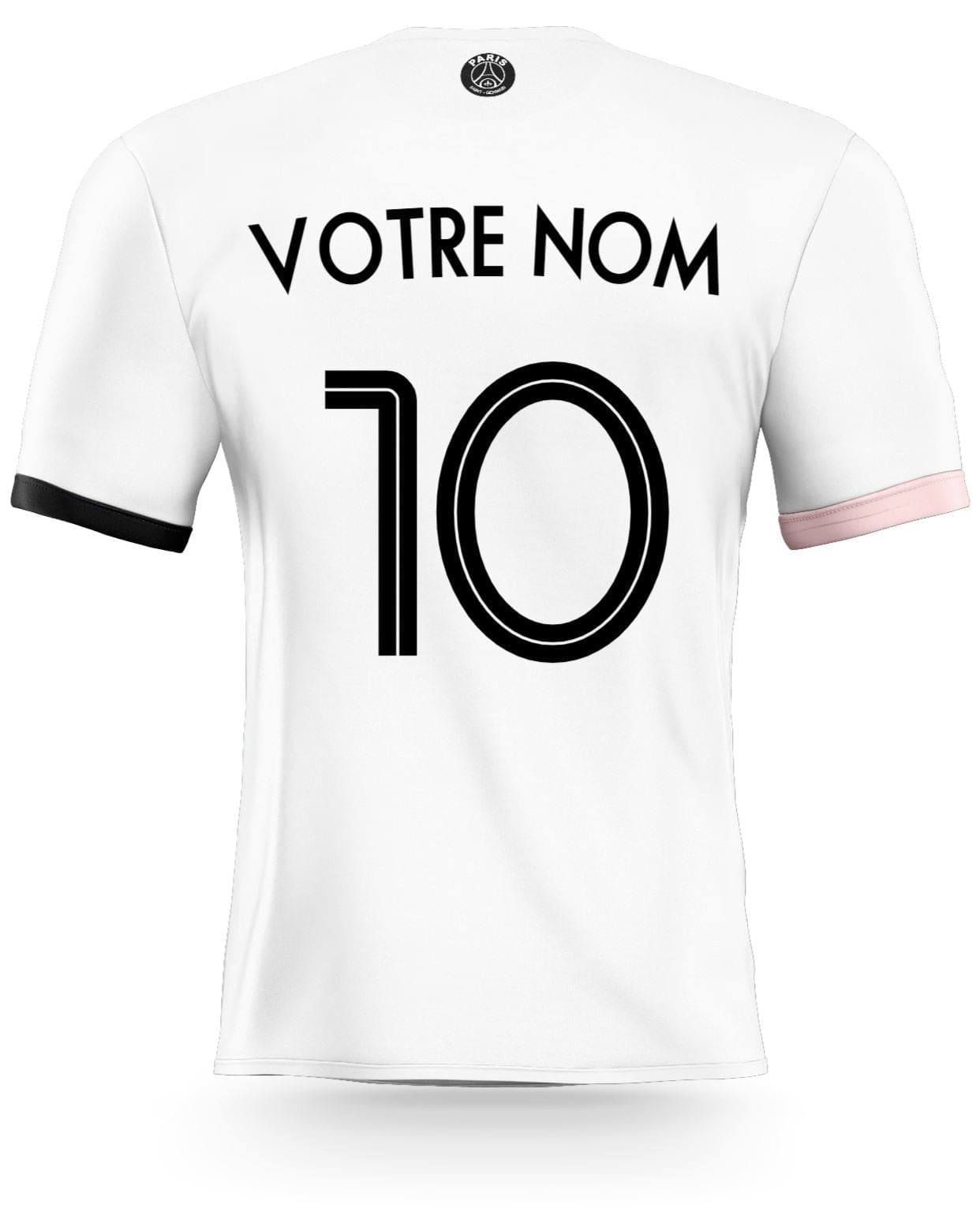 Deco psg sticker "Maillot PSG BLANC Personnalisé sticker-foot
