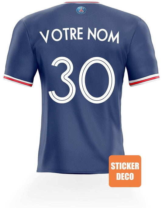 Déco psg en sticker Maillot Personnalisé sticker-foot