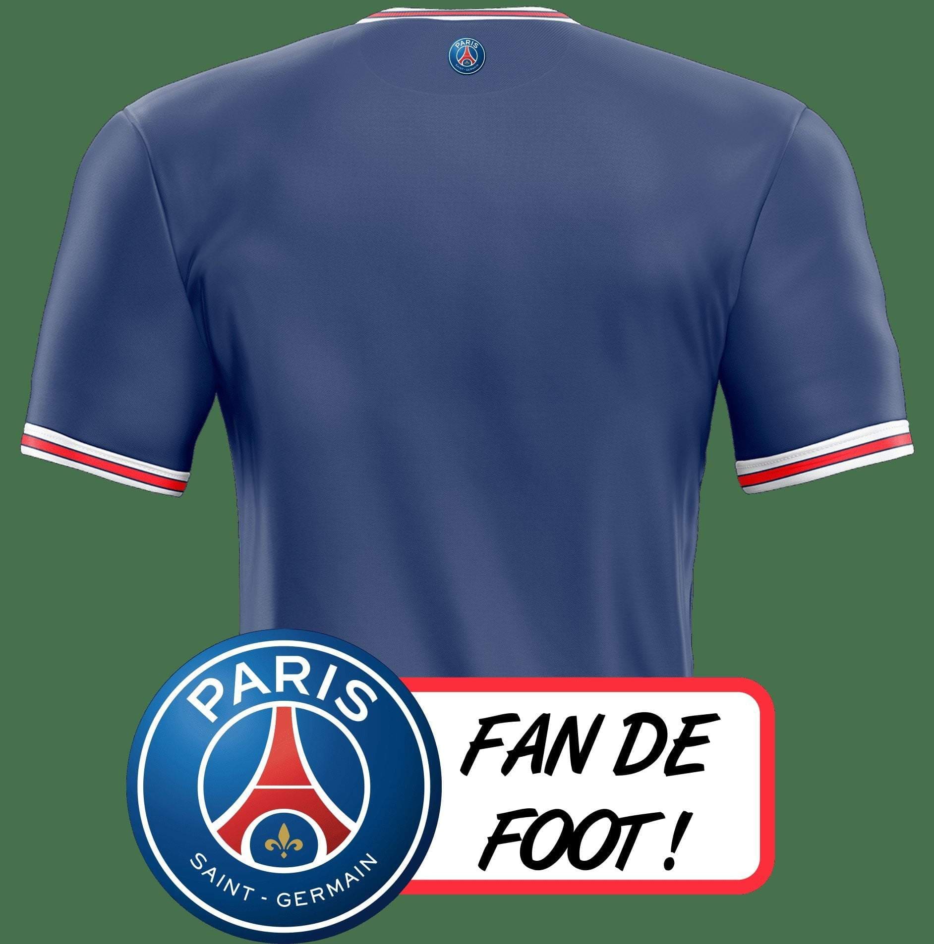 Déco Maillot 2021 FAN PSG Personnalisé