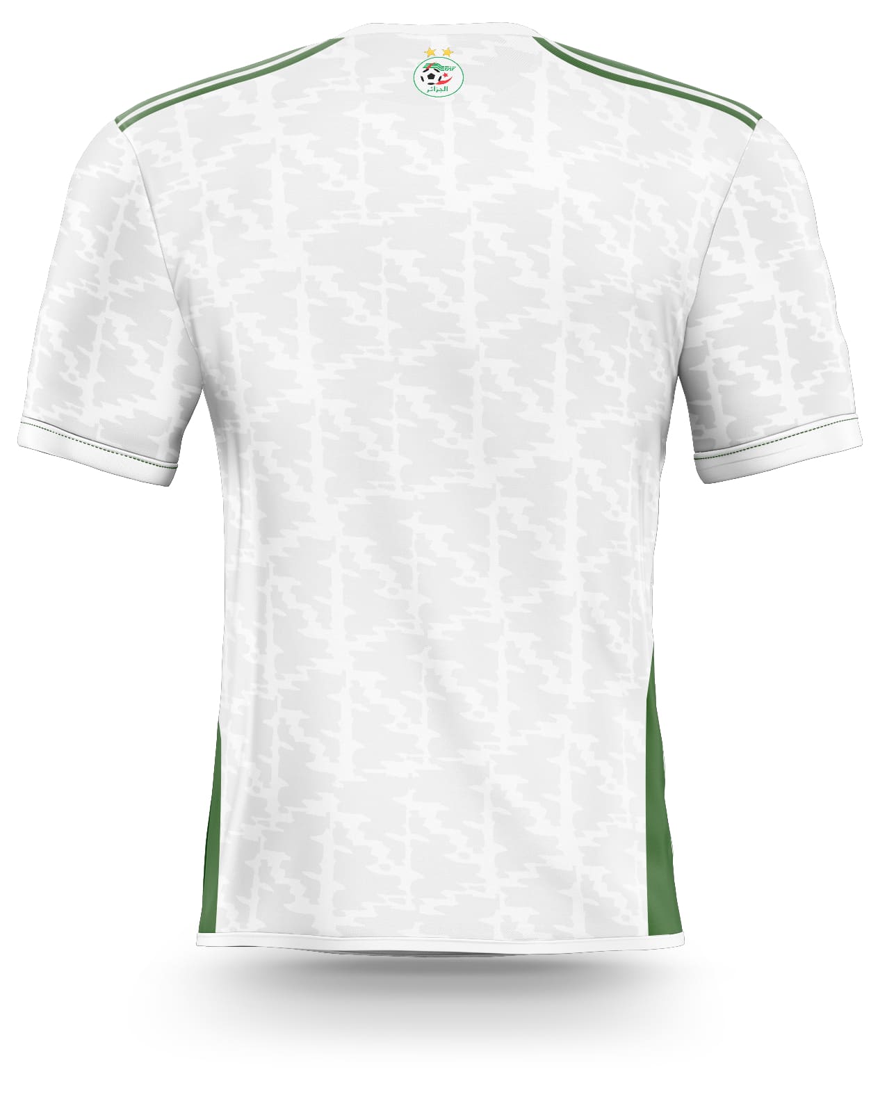 Déco sticker foot - Maillot algérie blanc