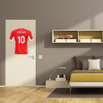 Déco sticker foot - maillot AS Monaco - Vignette | Sticker Foot