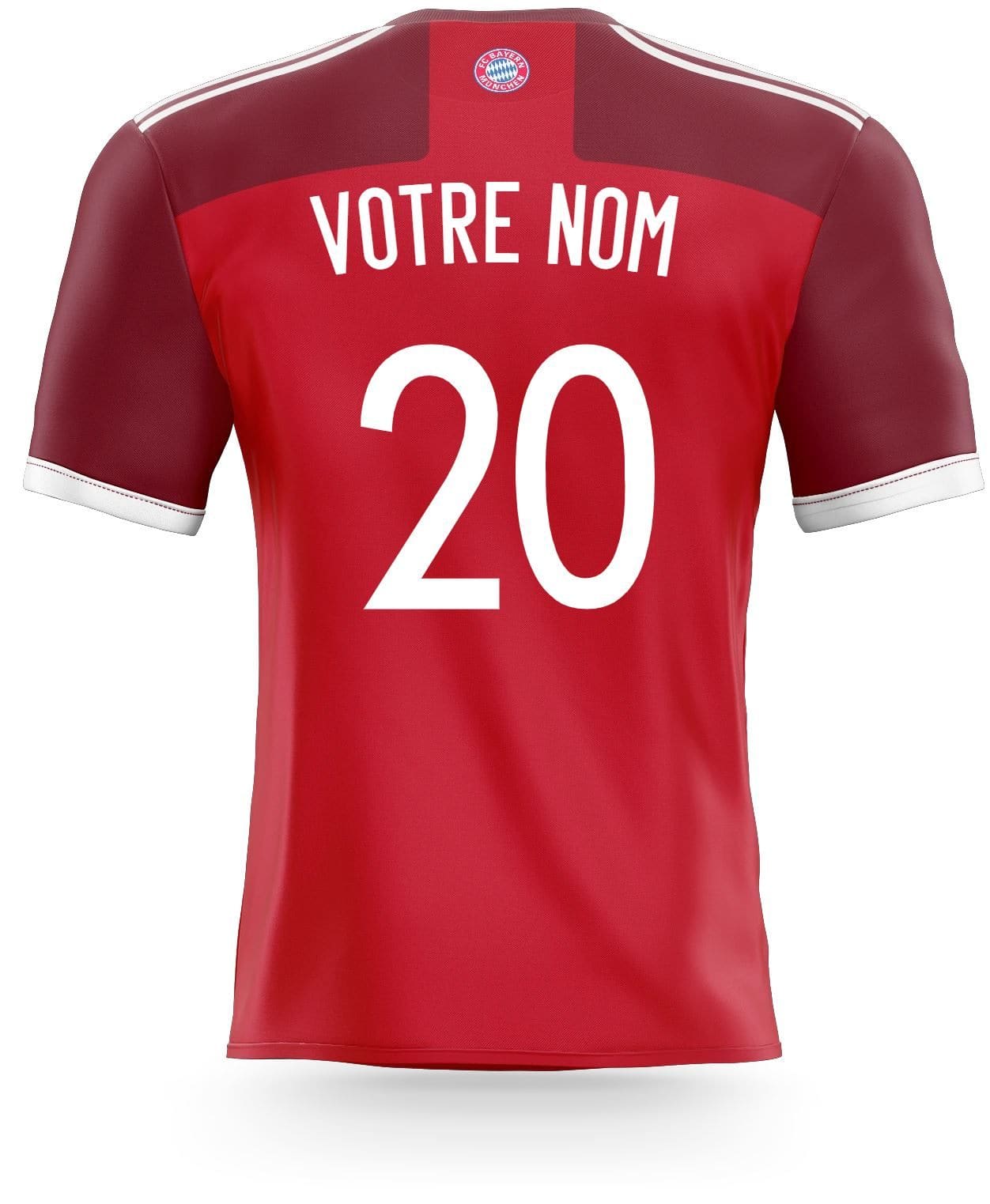 Déco foot MAILLOT BAYERN MUNICH Personnalisé sticker-foot