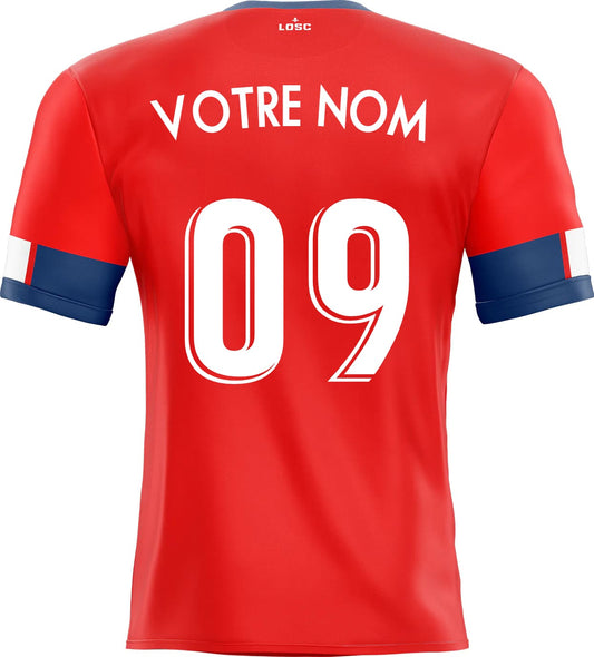 Déco sticker foot - Maillot LOSC domicile