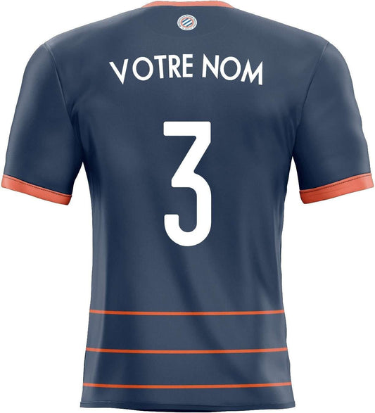 Déco foot- maillot de montpellier 2022 - sticker-foot
