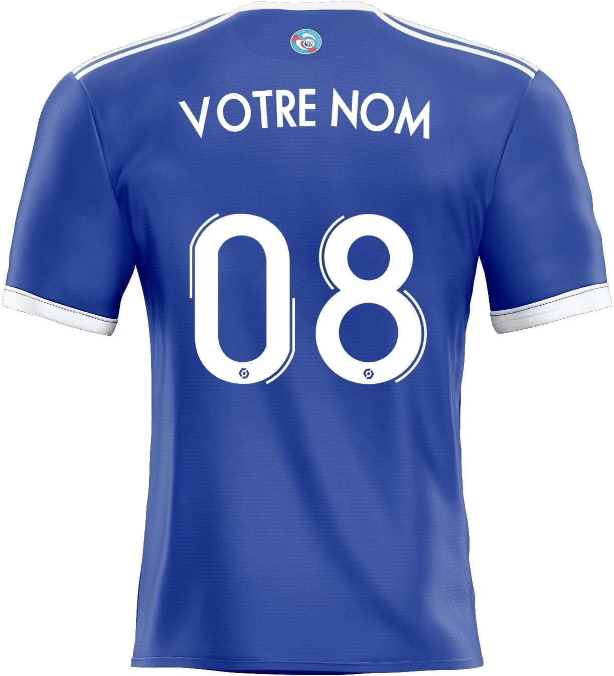 Déco foot  maillot STRASBOURG Personnalisé sticker-foot