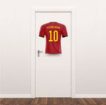 Déco sticker maillot de foot personnalisé Belgique - Vignette | Sticker Foot