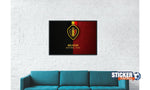 Decoration foot équipe de Belgique - Vignette | Sticker Foot