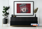 Decoration foot salon poster Liverpool fc - Vignette | Sticker Foot
