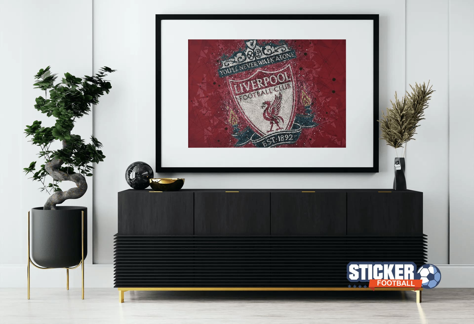 Decoration foot salon poster Liverpool fc