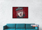 Decoration foot salon poster Liverpool fc - Vignette | Sticker Foot
