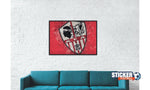 Décoration football logo AC AJACCIO CORSE - Vignette | Sticker Foot
