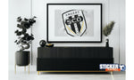 Décoration football du logo Angers SCO - Vignette | Sticker Foot