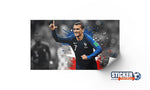 Décoration footballeur affiche Antoine Griezmann - Vignette | Sticker Foot
