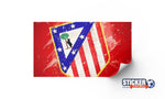 Decoration logo Atletico Madrid Football - Vignette | Sticker Foot