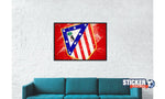 Decoration logo Atletico Madrid Football - Vignette | Sticker Foot