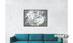 Décoration toile foot logo Amiens SC - Vignette | Sticker Foot