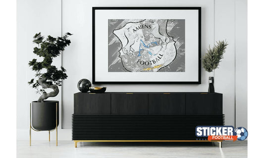 Décoration toile foot logo Amiens SC