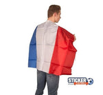 Drapeau supporter France 60X90 coupe du monde - Vignette | Sticker Foot