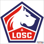 Logos LOSC - sticker foot du club Lille Losc - Vignette | stickers foot