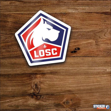 Pack De 5 Stickers Lille OSC – Ultras Losc, Hooligan, Virage Dogues, 8cm
