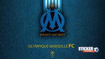 Deco Olympique Marseille avec logo OM - Vignette | stickers foot