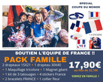 Pack Famille Accessoires et goodies de foot des bleus - Vignette | Sticker Foot