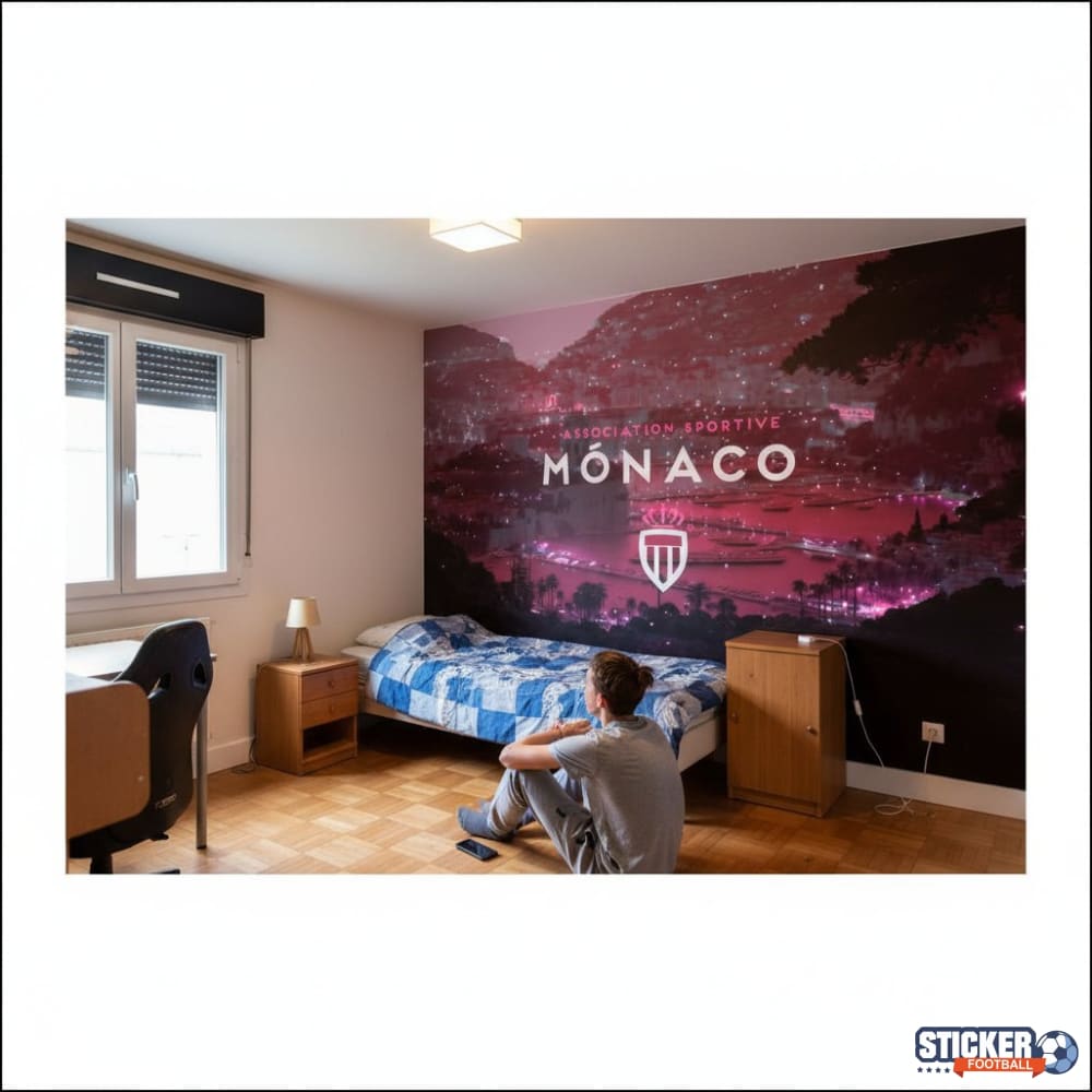 Visualisation Papier Peint AS Monaco FC – Déco Fans de Foot