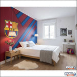 Papier Peint Bleu-Rouge FC Barcelone Bold - Vignette | stickers foot