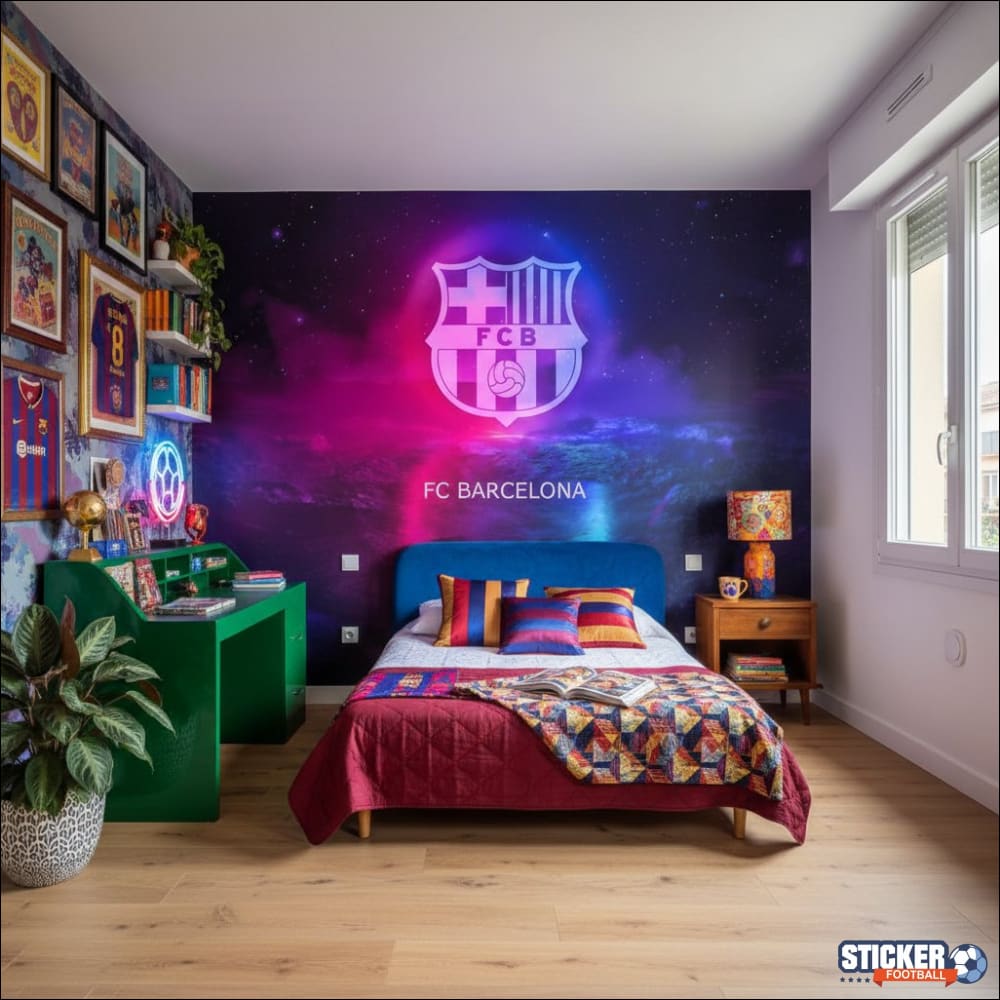 Visualisation Papier Peint FC Barcelona Esprit Sportif