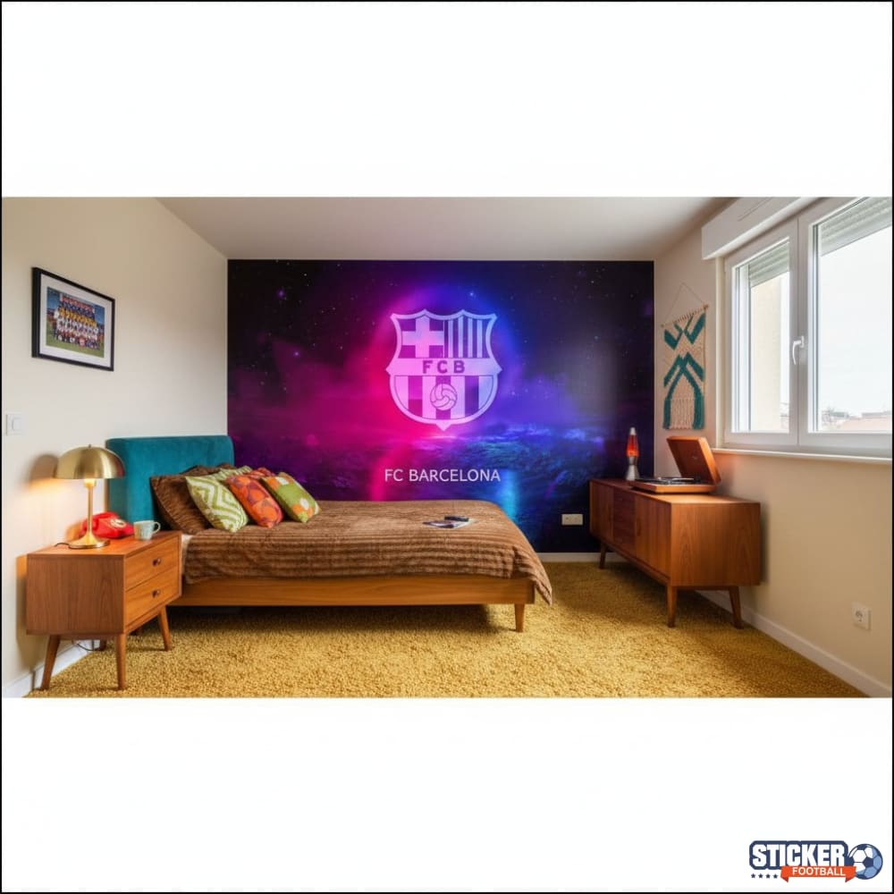 Visualisation Papier Peint FC Barcelona Esprit Sportif