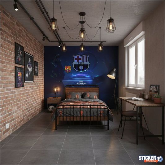 Visualisation Papier Peint FC Barcelona Idéal pour Fans Sportifs