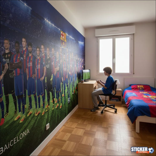 Visualisation Papier Peint FIFA Barça: Déco Coupe du Monde