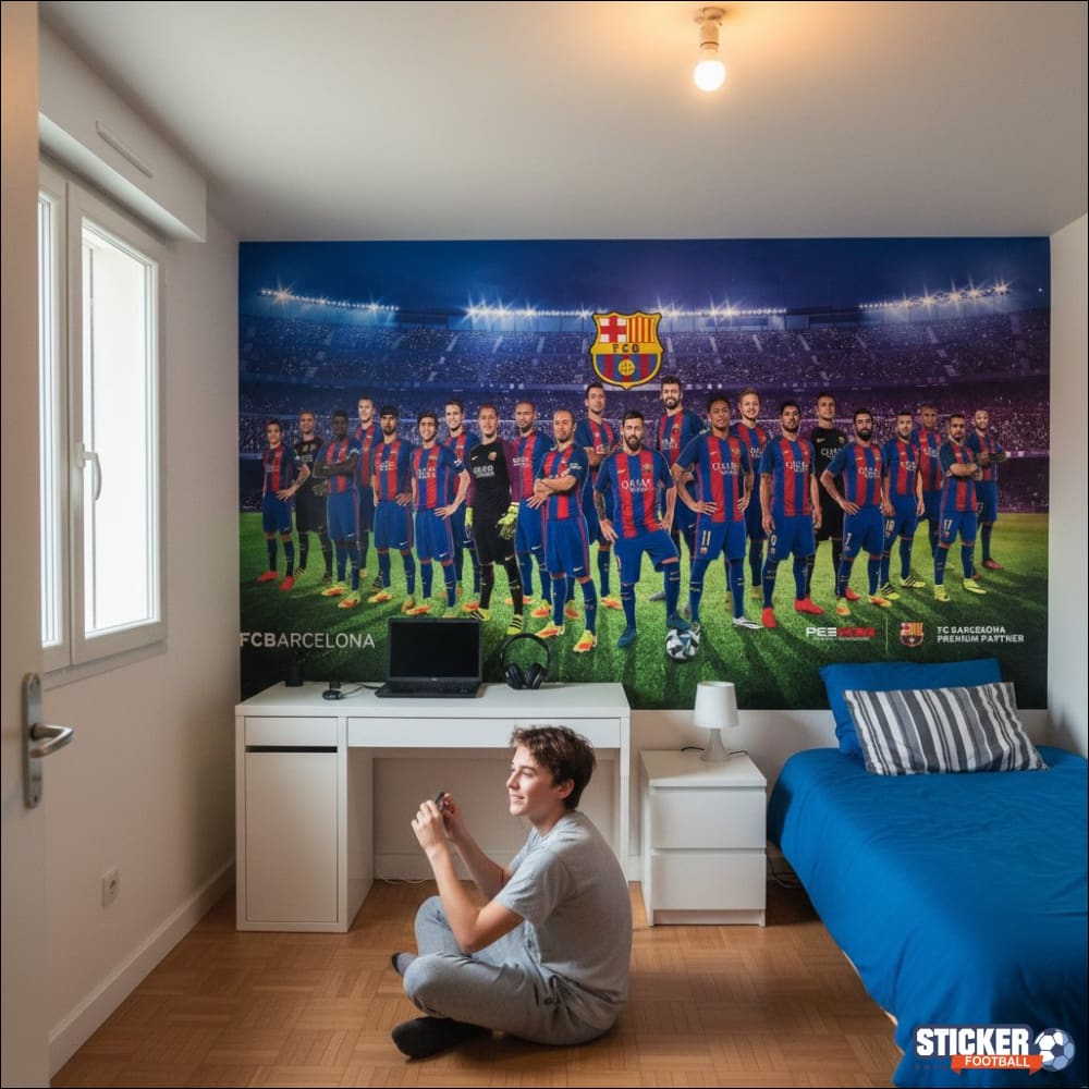 Visualisation Papier Peint FIFA Barça: Déco Coupe du Monde