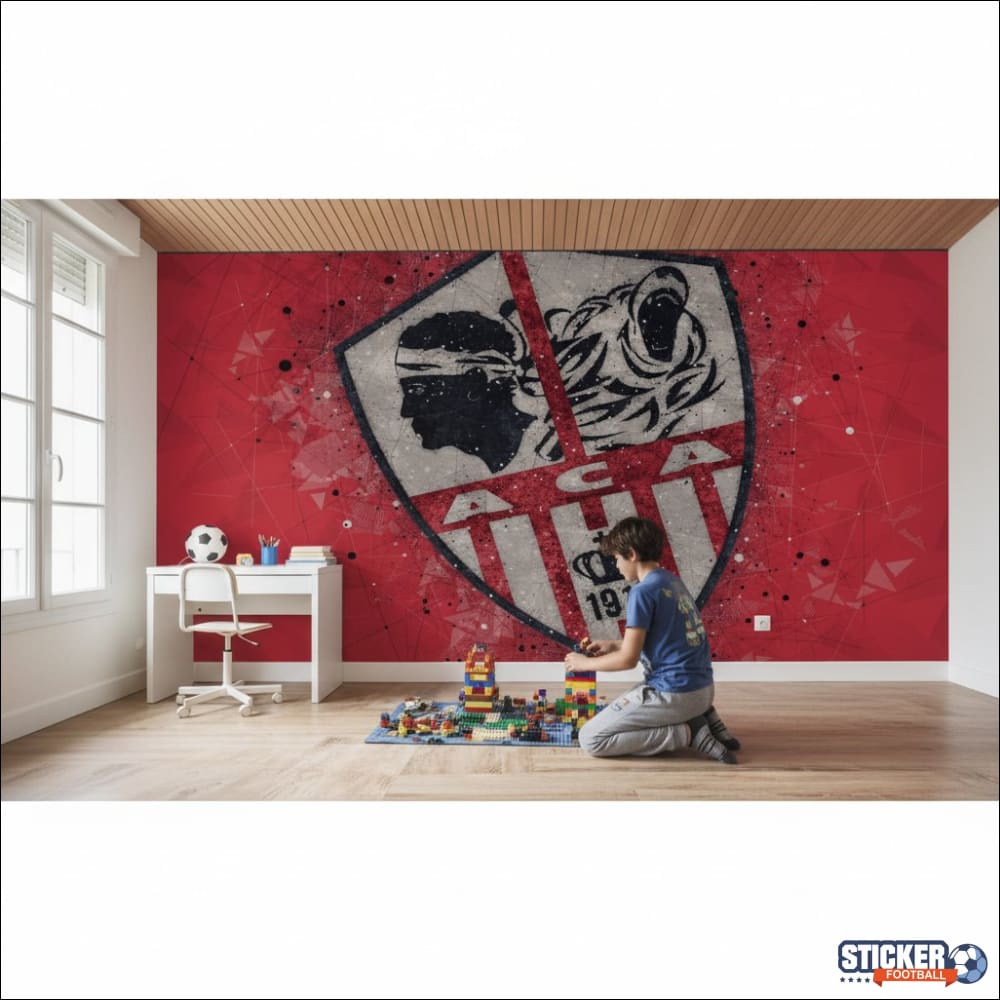 Visualisation papier peint foot AC Ajaccio deco