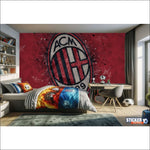 papier peint foot AC Milan Italie - Vignette | stickers foot