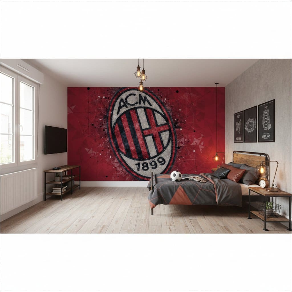 Visualisation papier peint foot AC Milan Italie
