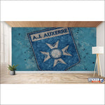 papier peint foot AJ Auxerre logo - Vignette | stickers foot