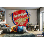 papier peint foot Arsenal FC deco football - Vignette | stickers foot