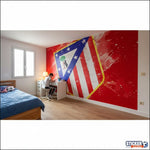 papier peint foot Atletico Madrid football deco - Vignette | stickers foot