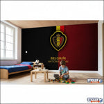 papier peint foot Belgique football - Vignette | stickers foot