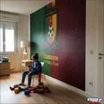 papier peint foot Cameroun football logo - Vignette | stickers foot