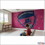 papier peint foot Clermont Football deco - Vignette | stickers foot