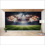 papier peint foot deco stade - Vignette | stickers foot