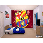 Papier peint foot FC Barcelone - Vignette | stickers foot