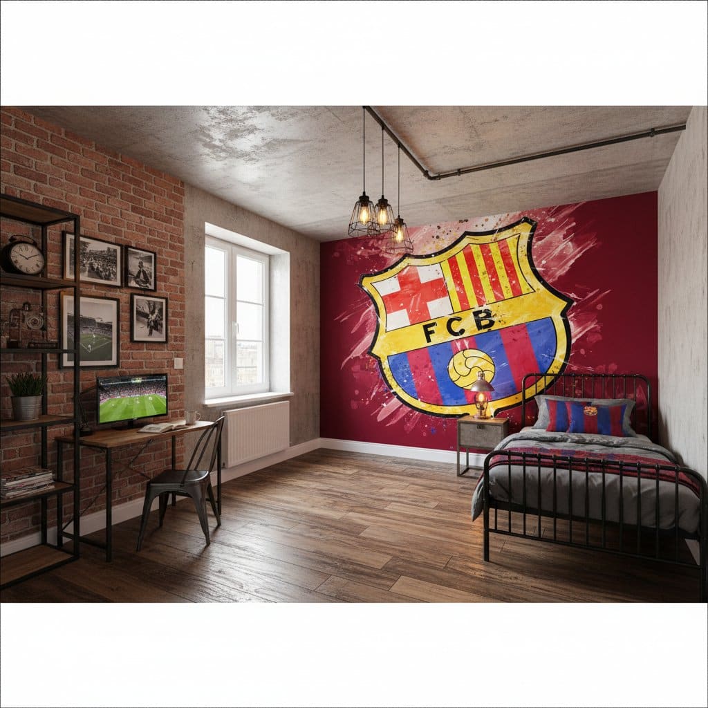 Visualisation Papier peint foot FC Barcelone
