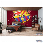 Papier peint foot FC Barcelone - Vignette | stickers foot