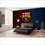 Papier peint foot - logo FC BARCELONE deco Barca - Vignette | stickers foot