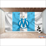 Papier peint foot Marseille OM - Vignette | stickers foot