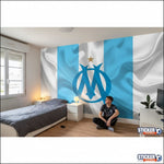 Papier peint foot Marseille OM - Vignette | stickers foot